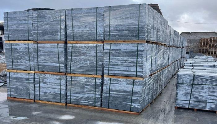 بسته بندی سنگ های گرانیت مروارید گرانیت شرق مشهد